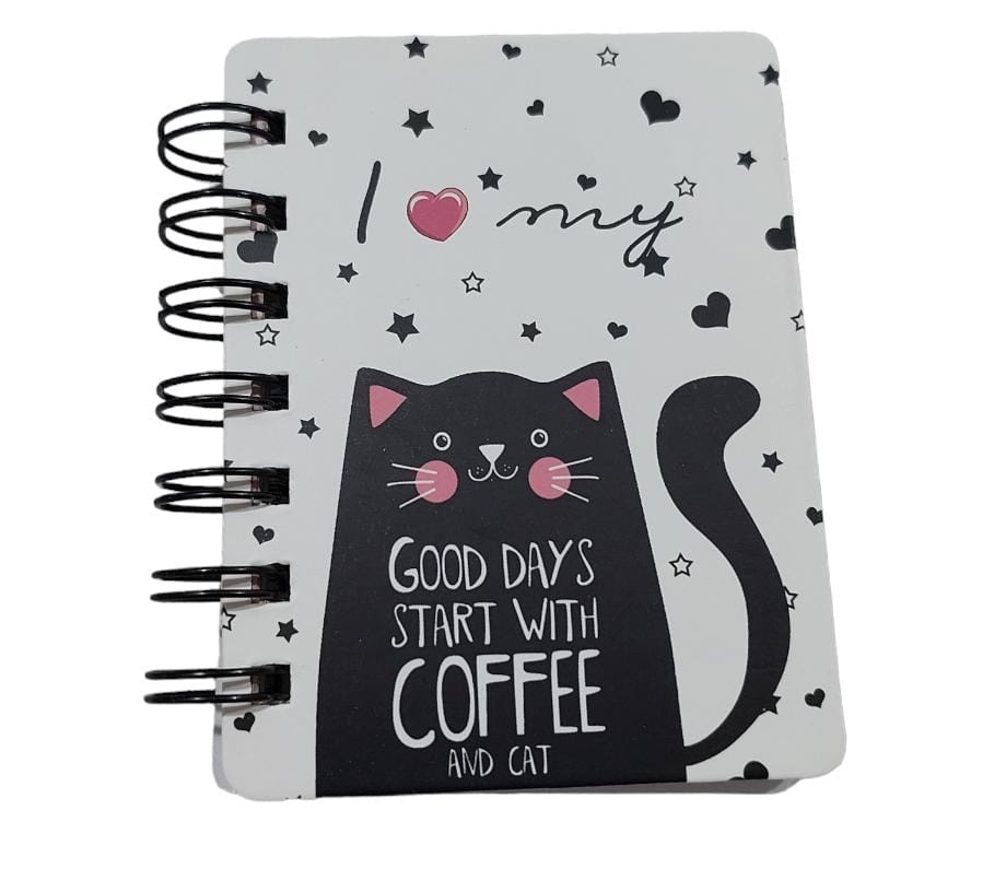01  Mini caderninho gatinho  i love my 